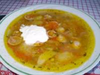Fresh cabbage soup with potatoes (TTK5485) Fresh cabbage soup with potatoes