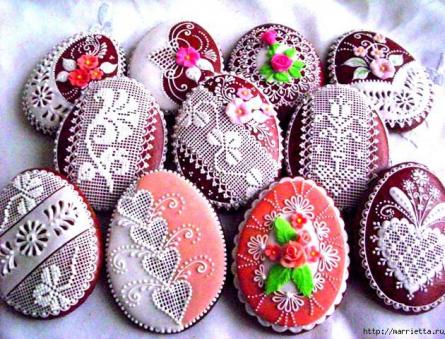 Дантелни колачиња од джинджифилово за Велигден