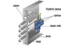 Level locks: structure and principle of operation Lock design with a latch
