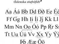 Ісландська мова: рідкісні факти про мову, культуру мови та її носії Ісландський алфавіт