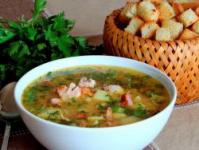 Žirnių sriuba su mėsa: kaip virti